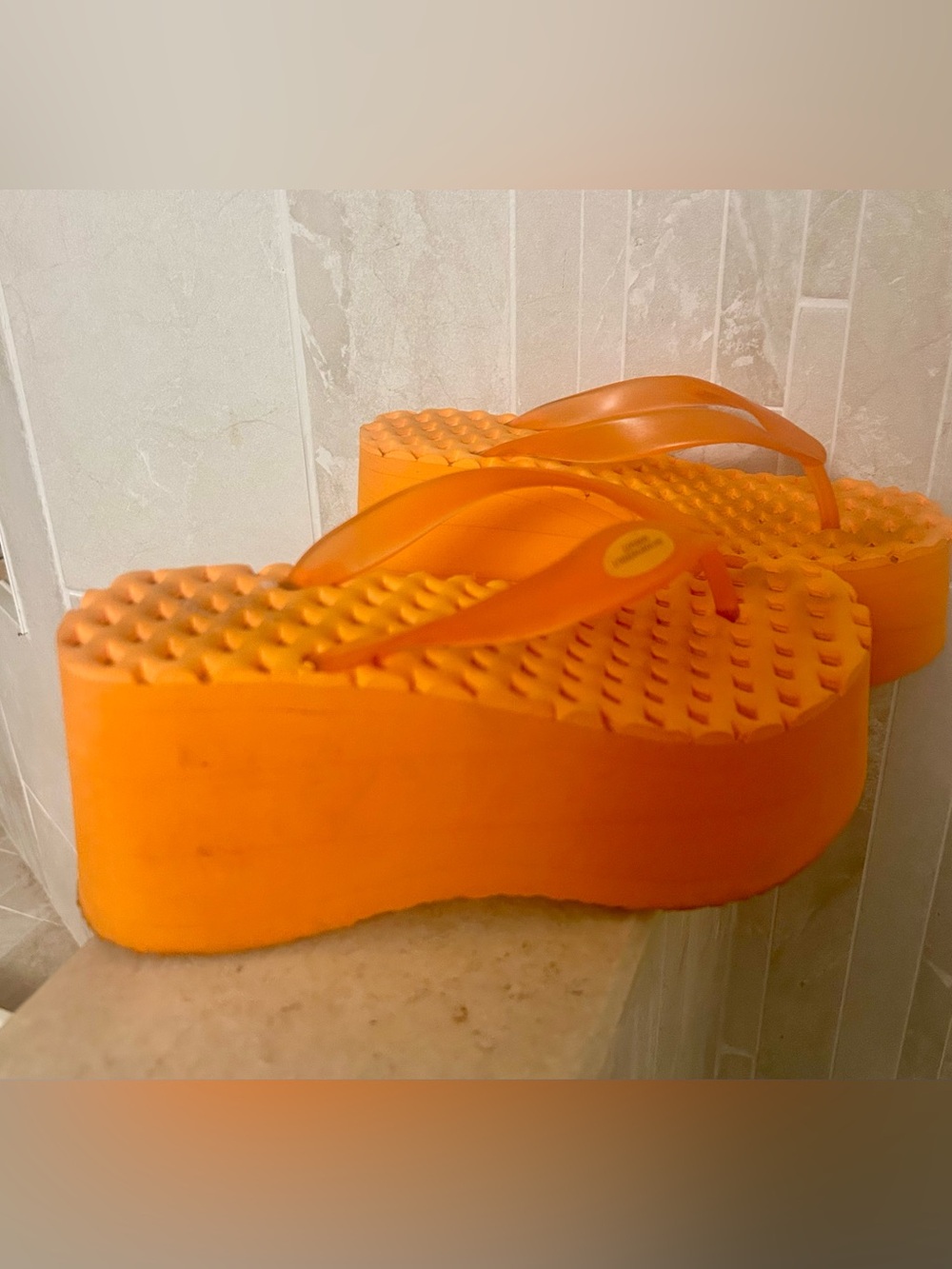 London Underground Platform Thong Sandals